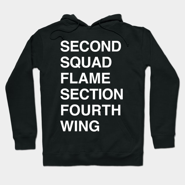 Fourth Wing Squad Hoodie by Candace Jean